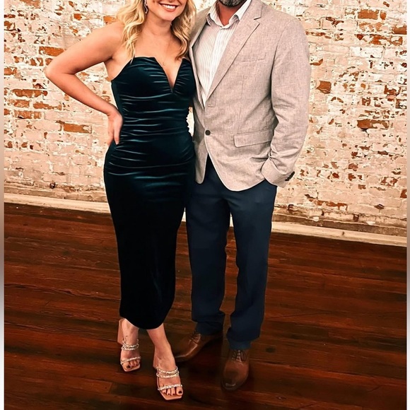 Dark green dress - Picture 6 of 6